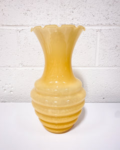 Vintage Art Glass Tall Vase