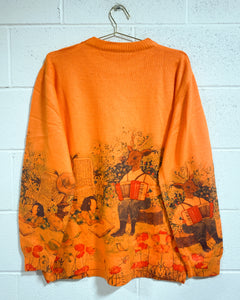 Orange Storytime Sweater (1XL)