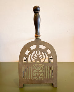 18th Century Brass & Iron Fireplace Hearth Trivet