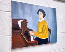 Load image into Gallery viewer, Piano Teacher Oil Painting by VG
