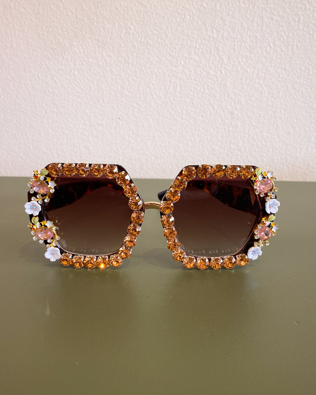 Octagonal Jeweled Sunnies