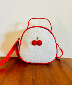 Cherry Shoulder Crossover Purse