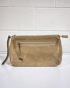 Beige Leather Handbag