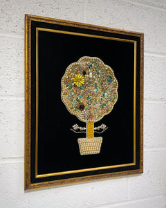 Vintage Framed Jewelry Art