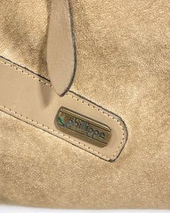 Beige Leather Handbag