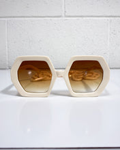 Load image into Gallery viewer, Cream Sunnies with Chainlink Holder
