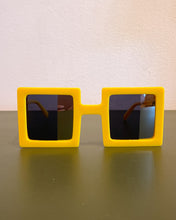 Load image into Gallery viewer, Yellow Square Sunnies
