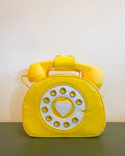 Load image into Gallery viewer, Yellow Telephone Purse
