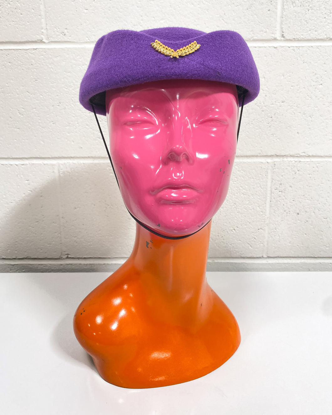 Purple Stewardess Hat