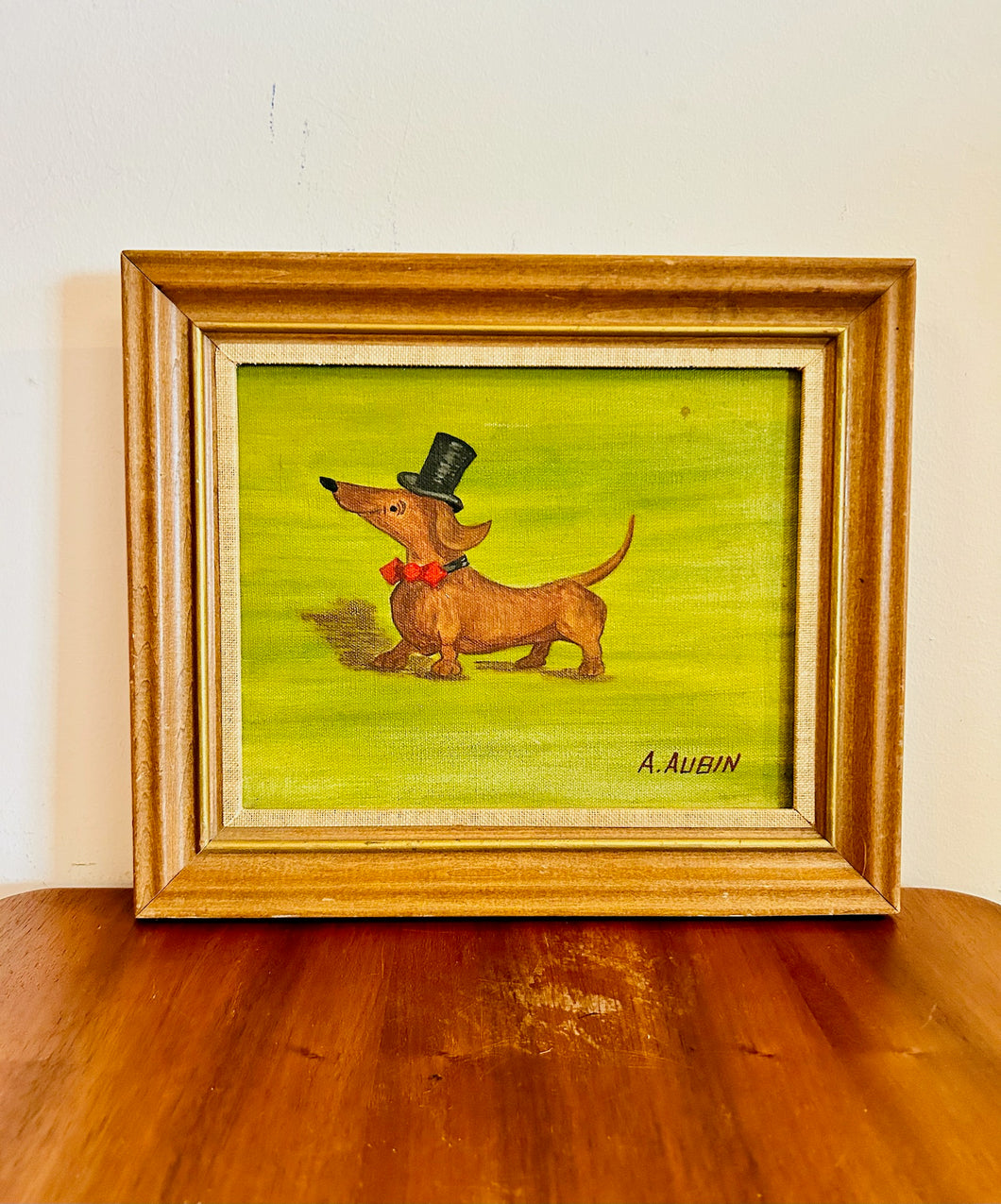 Sir Dachshund Art By A. Aubin