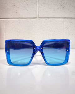 Oversized Blue Sunnies