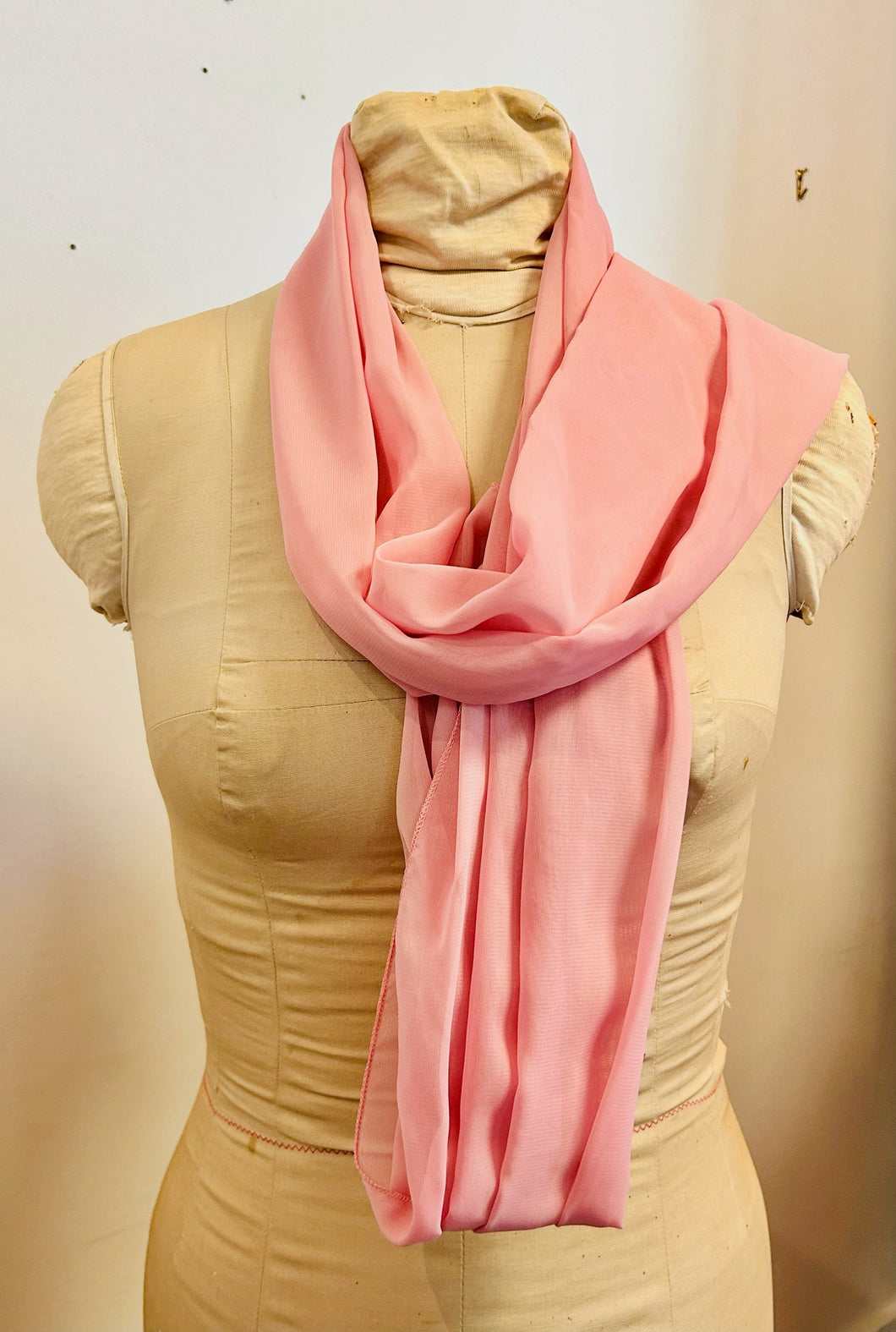 Sheer Pink Scarf