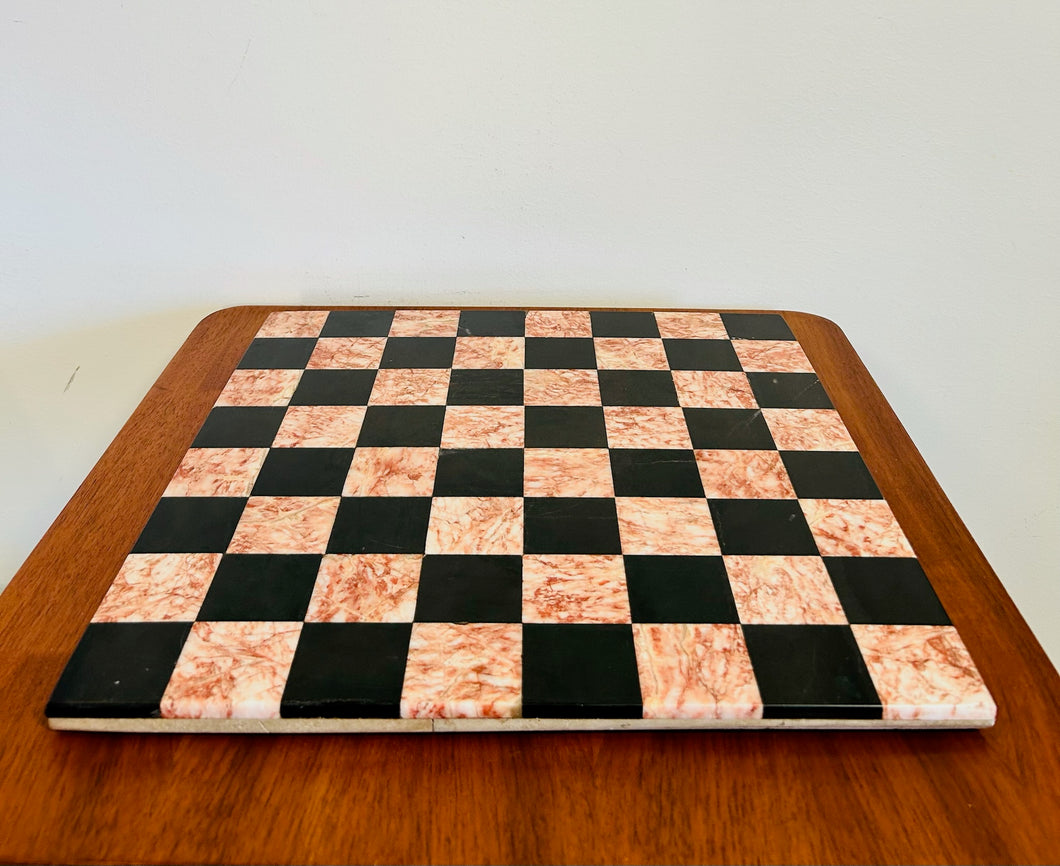 Pink Marble Chessboard