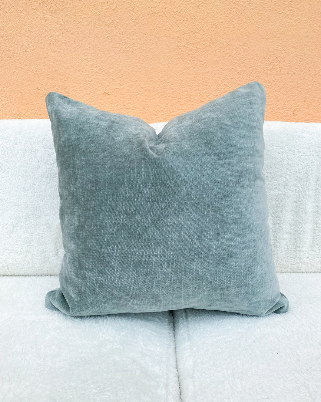 Square Pillow in Bianca Willow