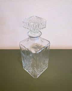 Vintage Square Glass Decanter