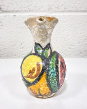 Load image into Gallery viewer, Vintage Toledo Hand Painted Mini Pitcher with Lava Glaze
