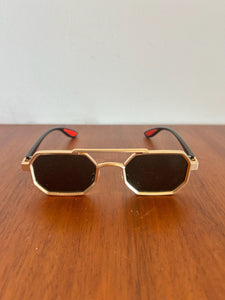 Metal Square Sunglasses