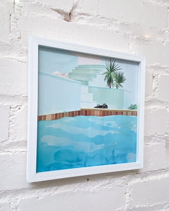 David Hockney Pool and Stairs