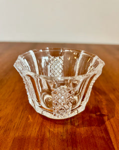 Small Glass Salt Bowl