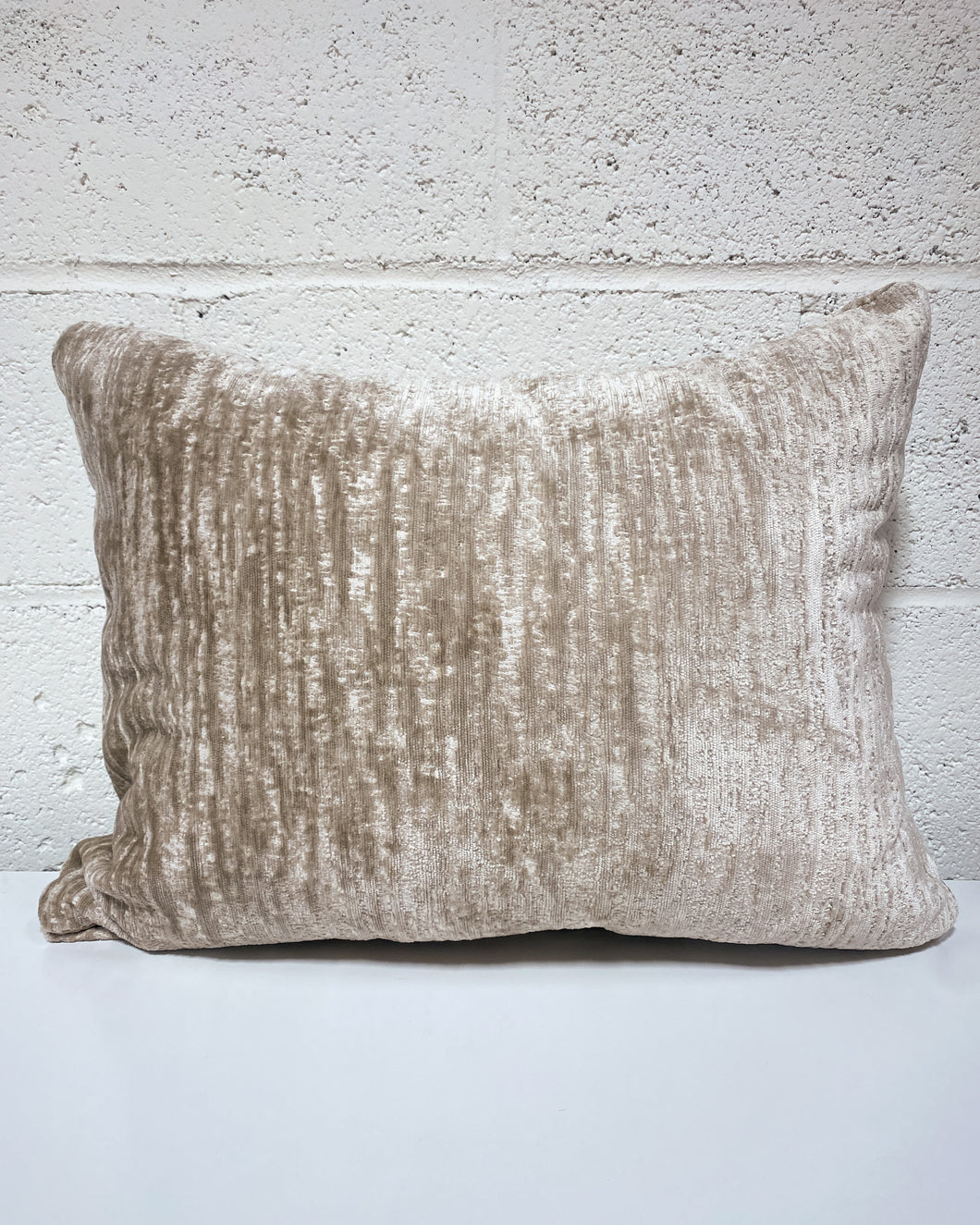 Rectangular Pillow in Continuum Silver