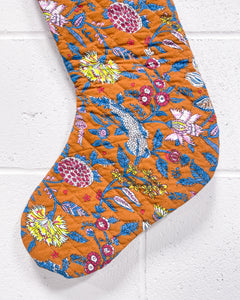 Floral Christmas Stocking