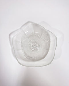 Flower Shaped Glass Catchall