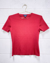 Load image into Gallery viewer, Anne Taylor Red Knit Blouse (M)
