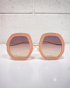 Rose Gold Glitter Sunnies