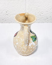 Load image into Gallery viewer, Vintage Toledo Hand Painted Mini Pitcher with Lava Glaze
