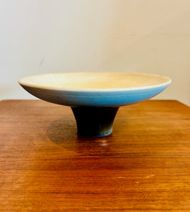 Spun Glazed Pottery Catchall Dish