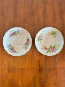 English Bone China Snack Plate set of 2