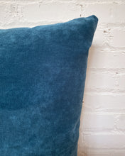 Load image into Gallery viewer, Square Jeweled Tone Teal Pillow
