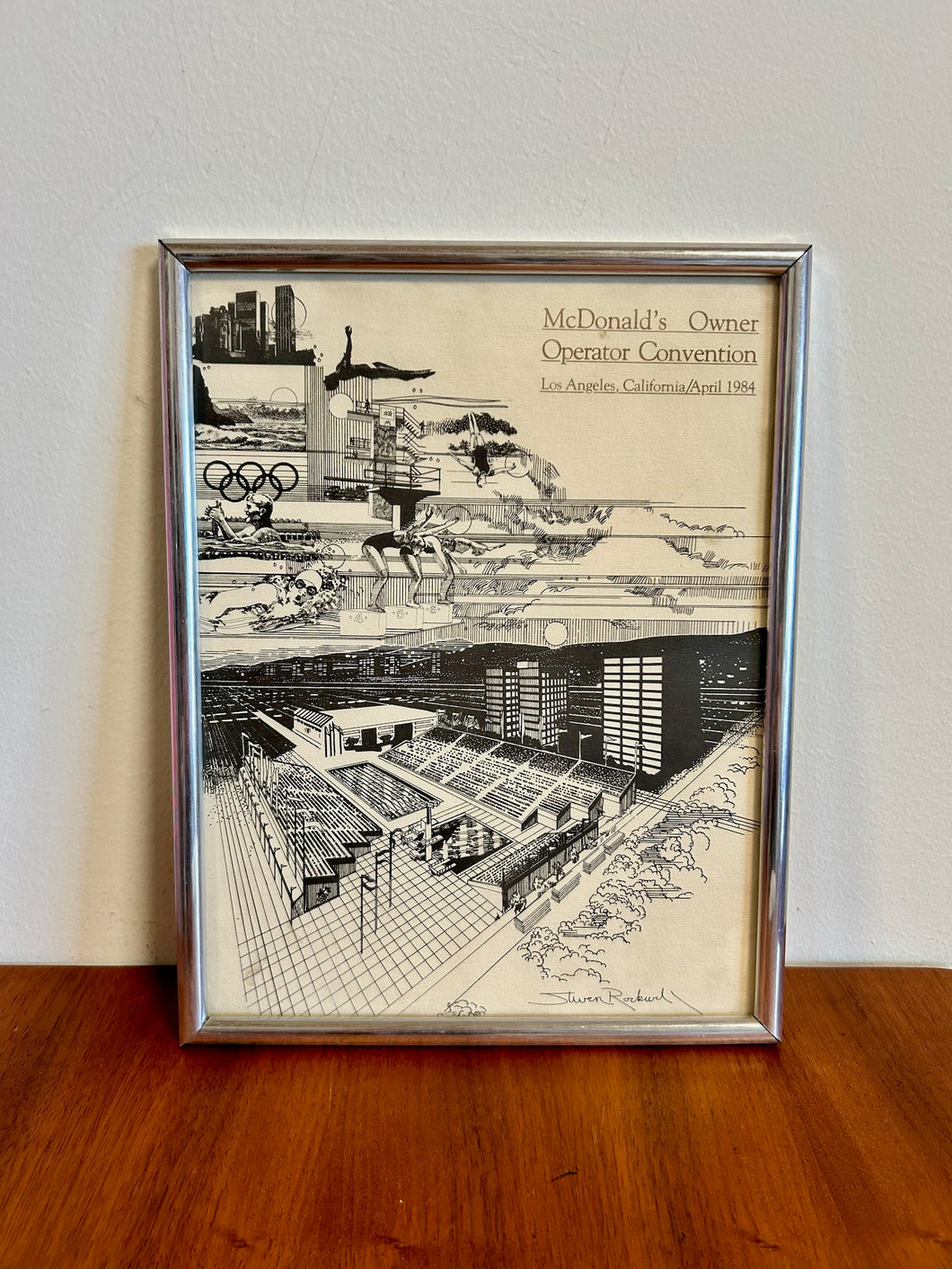 Los Angeles, California 1984 Olympics Framed