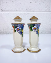 Load image into Gallery viewer, Vintage Floral Ceramic Salt and Pepper Shakers - Made in Japan
