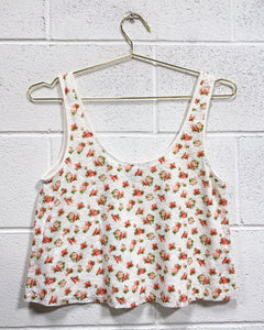 Forever 21 Rose Cropped Tank (S)