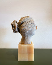 Load image into Gallery viewer, Ancient Greek Terracotta Bust on Onyx Stone Base
