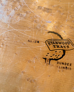 Vintage Burlwood Stanwood Tray