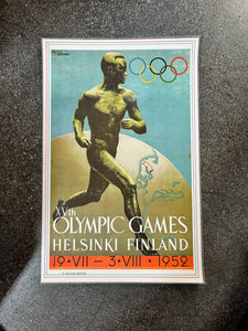 1952 Finland Olympic Game Print