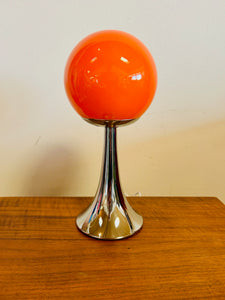 Orange Mini Tower Bubble Lamp