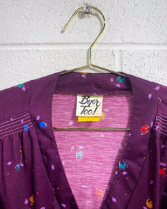 Vintage Colorful Grape Dress (7)