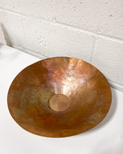 Load image into Gallery viewer, Large Handmade Hammered Copper Bowl
