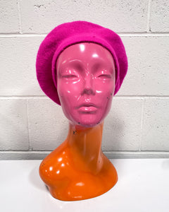 Hot Pink Beret