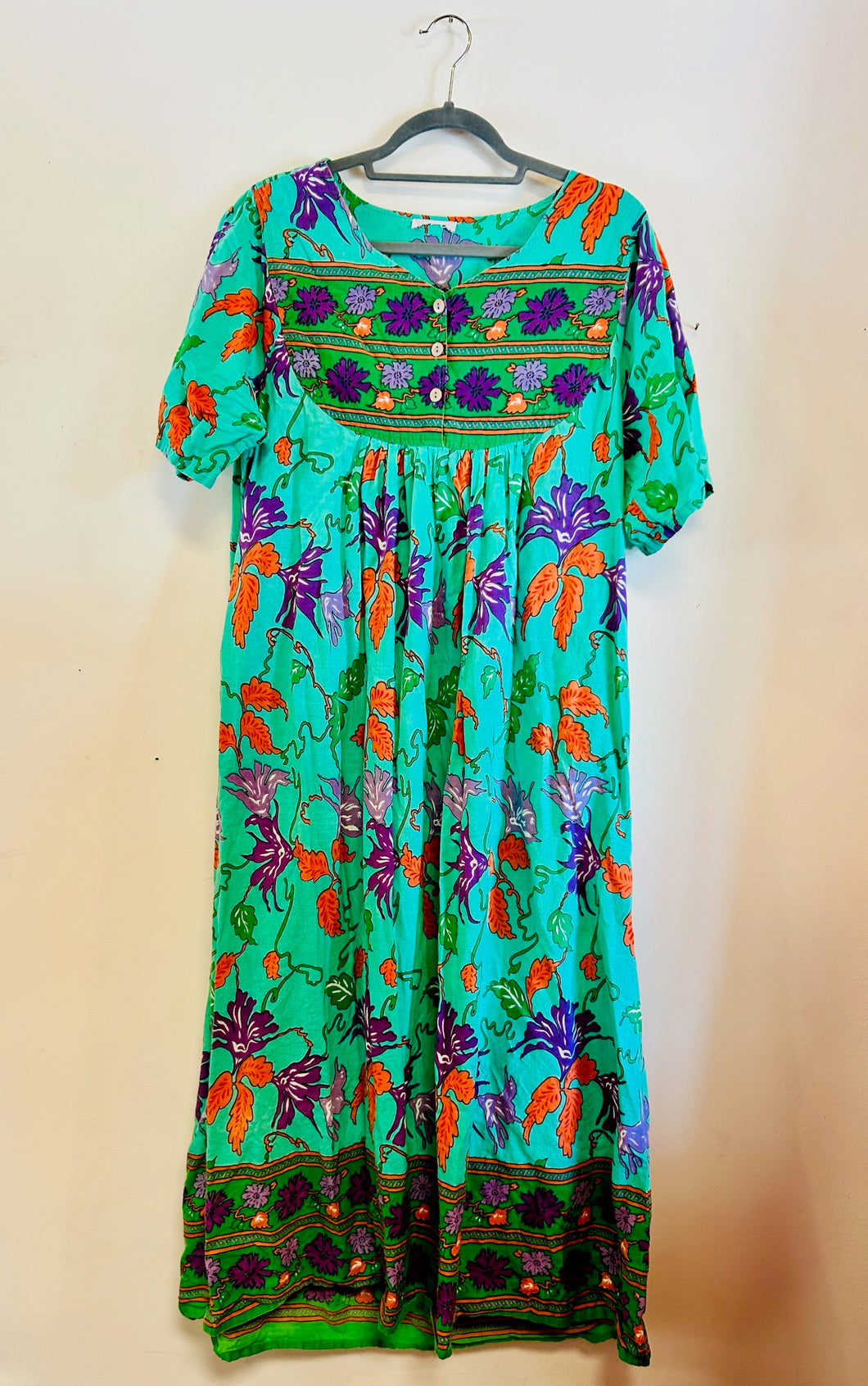 Green Flowered Muumuu