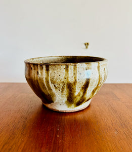 Stoneware Hand Painted Bowl Planter