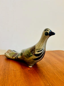 Vintage Tonala Mexico Bird Pottery