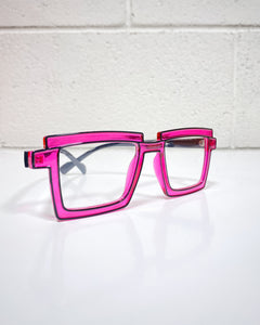 Hot Pink Glasses