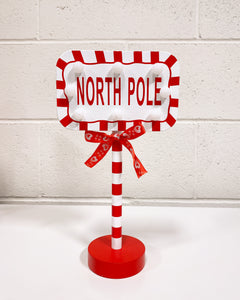 North Pole Light Up Christmas Decor