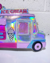 Load image into Gallery viewer, Irridescent Ice Cream Truck Purse
