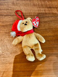 Christmas Tree Teddy Bear Santa Ornament