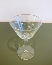 Load image into Gallery viewer, Vintage Libbey Windswept Etched Wine Glass
